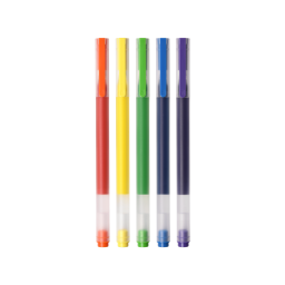 قلم جل عالي السعة شاومي (5 قطع) 0.5 مم Xiaomi High-Capacity Gel Pen (5-Pack) 0.5mm