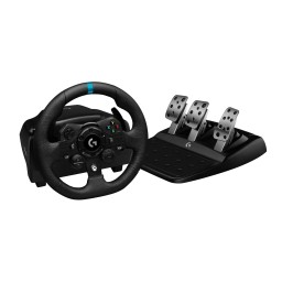 عجلة القيادة ودواسات Logitech G923 للسباق لأجهزة Xbox X|S وXbox One والكمبيوتر الشخصي Logitech G923 Racing Wheel and Pedals for Xbox X|S, Xbox One and PC