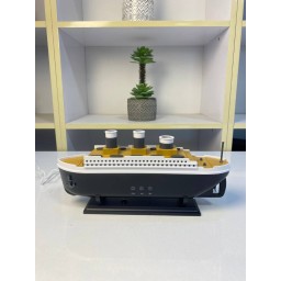 مبخره مائية شكل باخرة Water incense burner shaped like a steamer