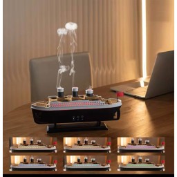 مبخره مائية شكل باخرة Water incense burner shaped like a steamer