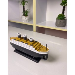 مبخره مائية شكل باخرة Water incense burner shaped like a steamer