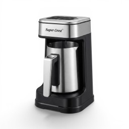 محضرة قهوة تركية سوبر كريست مع وعاء ستيل SCT-4034 Coffee maker from SUPER CREST SCT-4034