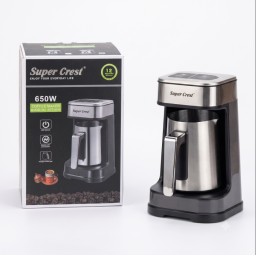 محضرة قهوة تركية سوبر كريست مع وعاء ستيل SCT-4034 Coffee maker from SUPER CREST SCT-4034