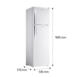 ثلاجة ومجمدة علوية نظام تبريد مباشر  - 260 لتر TOP MOUNT REFRIGERATOR - Defrost Type