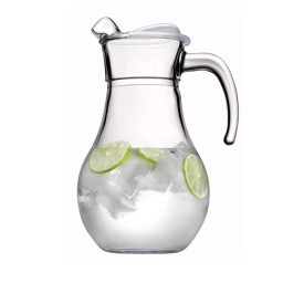 إبريق ( سراحية ) زجاجية 1800 مل بغطاء ماركة باشابهجة Pasabahce 43934 Glass Pitcher