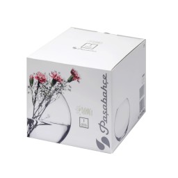 مزهرية زجاجية 18.4 سم من ماركة باشابهجة Pasabahce 45068 Glass Vase