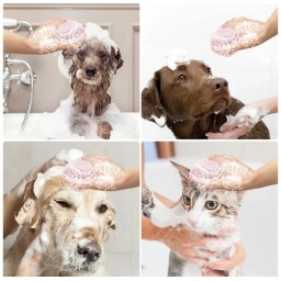 فرشاة موزع شامبو Massage Brush Shampoo Dispenser