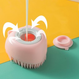 فرشاة موزع شامبو Massage Brush Shampoo Dispenser