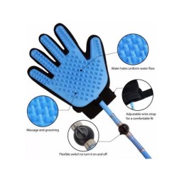 قفازات تدليك استحمام الحيوانات الأليفة Pet Bathing Massaging Gloves