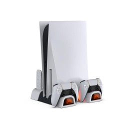 قاعدة تبريد وشحن متعددة الوظائف من دوبي - بلايستيشن 5 DOBE Multi-Function Cooling Chargingخ