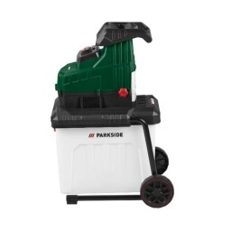 لمفرمة الكهربائية الأسطوانية Parkside2800 B2  مخصصة لفرم وتقطيع أغصان الأشجار ومخلفات الحدائق وتحويلها إلى سماد طبيعي. Parkside