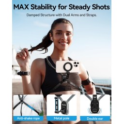 ستاند تصوير  للتليفون للرقبة بمنظور الشخص الاول neck phone stand  photography for mobile