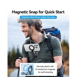 ستاند تصوير  للتليفون للرقبة بمنظور الشخص الاول neck phone stand  photography for mobile