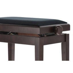 مقعد عزف بيانو فاخر ذو ارتفاع قابل للتعديل GEWA Piano bench Deluxe, Solid Wood and Adjustable Height GEWA Piano bench Deluxe, Solid Wood and Adjustable Height