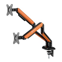 ذراع شاشة احترافي RGB ثنائي APEP SA-MA02 حتى  32 بوصة من شركة سيدس APEP SA-MA02 RGB Dual Monitor Arm for Up to 32" Monitors sades