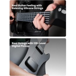 كيتار ذكي AeroBand Smart Guitar With Silicone Strings, Detachable Fretboard, Headphone Jack, Built-in Speaker and Drum system AeroBand Smart Guitar With Silicone Strings, Detachable Fretboard, Headphone Jack, Built-in Speaker and Drum system