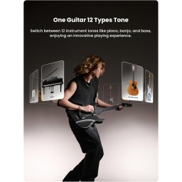 كيتار ذكي AeroBand Smart Guitar With Silicone Strings, Detachable Fretboard, Headphone Jack, Built-in Speaker and Drum system AeroBand Smart Guitar With Silicone Strings, Detachable Fretboard, Headphone Jack, Built-in Speaker and Drum system