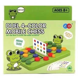 لعبة تحدي السرعة والألوان - شطرنج ذكاء تفاعلي للأطفال والكبار Duel 4-Color Mobile Chess - Fast-Paced Strategy & Logic Board Game