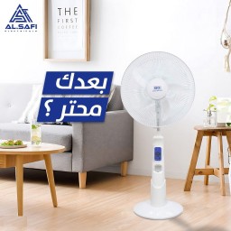 مروحة شحن عمودية 18  مع ريموت كونترول Nigel Delon Rechargeable Stand Fan with Remote