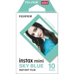 فوجي فيلم إنستاكس ميني سكاي بلو (10 أوراق) Fujifilm instax mini SKY BLUE (10 sheets)