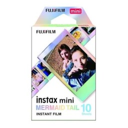 فيلم إنستاكس ميني "ميرميد تيل" (١٠ أوراق) Fujifilm Instax Mini Instant Film "Mermaid Tail Edition" (1 x 10 Sheets)