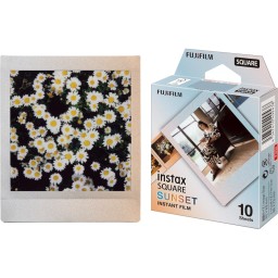 فيلم إنستاكس سكوير "سانسيت" - ١٠ أوراق Fujifilm Instax Square Instant Film "Sunset Edition" (1 x 10 Sheets)
