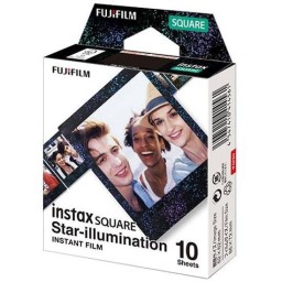 فيلم إنستاكس سكوير "نجوم سوداء" - ١٠ أوراق Fujifilm Instax Square Instant Film "Starry Night Edition" (1 x 10 Sheets)