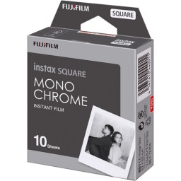 فيلم فوجي فيلم إنستاكس ميني سكوير، مونو كروم، 10 أوراق FUJIFILM Instax Mini Square Film, MONO CHROME, 10 Sheets