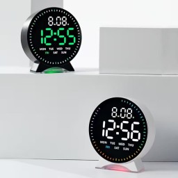 ساعة رقمية ذكية RGB متعددة الوظائف RGB Smart Digital Alarm Clock