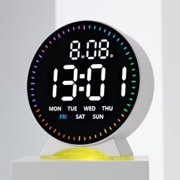 ساعة رقمية ذكية RGB متعددة الوظائف RGB Smart Digital Alarm Clock