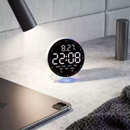 ساعة رقمية ذكية RGB متعددة الوظائف RGB Smart Digital Alarm Clock