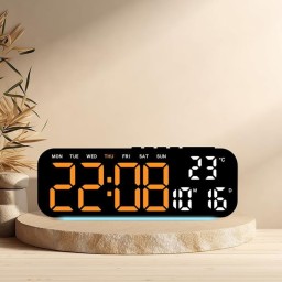 ساعة حائط رقمية LED ذكية 4 في 1 4-in-1 LED Digital Wall Clock