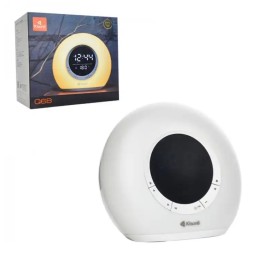 سماعة ومصباح RGB ذكي Kisonli Q6B مع ساعة ومنبه Kisonli Q6B RGB Bluetooth Speaker with Alarm Clock
