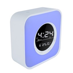 سماعة بلوتوث ذكية Kisonli Q6A مع مصباح RGB وساعة رقمية Kisonli Q6A RGB Bluetooth Speaker with Digital Clock