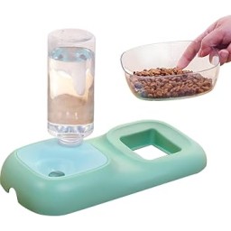 مشربية ومأكلية مزدوجه للقطط والكلاب الصغيره 2-1pet feeder