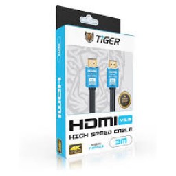 كيبل TIGER HDMI 3M 2.0 TIGER 3M HDMI 2.0 CABLE