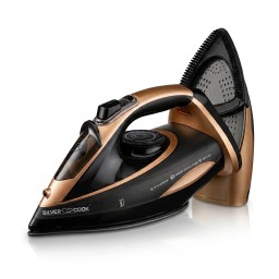 مكوى بخاري احترافي مع قاعدة فرشاة بقدرة 2000 واط STEAM IRON