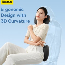 وسادة وسند الظهر المبرد للسيارة "باسيوس كامفورت رايد" الميرغوني لدعم القطنية Baseus ComfortRide Series Car Cooling Lumbar Pillow Ergonomic Cushion for Back Support