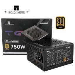 مزود طاقة Thermalright TG750S بقدرة 750 واط 80+ Gold - أسود Thermalright TG750S 750W 80+ Gold Power Supply (Black)