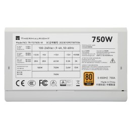 مزود طاقة Thermalright TG750S-W بقدرة 750 واط 80+ Gold - أبيض Thermalright TG750S-W 750W 80+ Gold Power Supply (White)