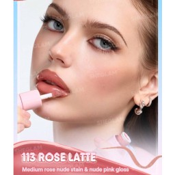 ملمع ومحدد شفاه قابل للتقشير 2 في 1 لاين تو شاين Line To Shine Peel-Off Lip Stain & Gloss Duo