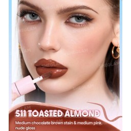 ملمع ومحدد شفاه قابل للتقشير 2 في 1 لاين تو شاين Line To Shine Peel-Off Lip Stain & Gloss Duo