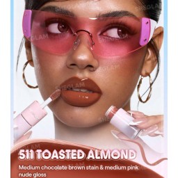 ملمع ومحدد شفاه قابل للتقشير 2 في 1 لاين تو شاين Line To Shine Peel-Off Lip Stain & Gloss Duo