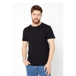 تيشيرت رجالي قطن 100% بقصة عادية وأكمام قصيرة Men's Regular Fit Short Sleeve T-Shirt, 100% Cotton