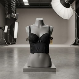 حمالة صدر سفنج وعظم زبدة ليكرا طويل دعم كامل Moda Clavel Padded Underwire Lycra Longline Bra - Butter Smooth Back Support