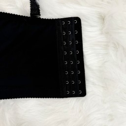 حمالة صدر سفنج وعظم زبدة ليكرا طويل دعم كامل Moda Clavel Padded Underwire Lycra Longline Bra - Butter Smooth Back Support