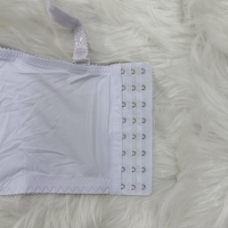 حمالة صدر سفنج وعظم زبدة ليكرا طويل دعم كامل Moda Clavel Padded Underwire Lycra Longline Bra - Butter Smooth Back Support