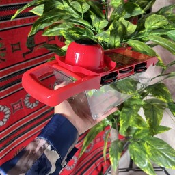 قطّاعة خضار وفواكه متعددة 10×1 مع شفرات تبديل (Mandoline Slicer) 10-in-1 Multi-Purpose Vegetable and Fruit Slicer with Interchangeable Blades (Mandoline Slicer)