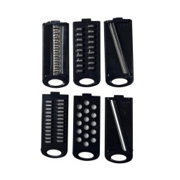 قطّاعة خضار وفواكه متعددة 10×1 مع شفرات تبديل (Mandoline Slicer) 10-in-1 Multi-Purpose Vegetable and Fruit Slicer with Interchangeable Blades (Mandoline Slicer)