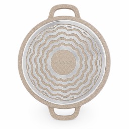 سيت قدر ألماز بيجي كرانيت 3 قطع ALMAAZ Granite Cookware Set  Beige 3 Pieces